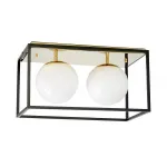 Потолочный светильник Lumina Deco Maldini LDC 8060-2 F.GD+BK от ImperiumLoft
