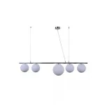 Подвесной светильник Lumina Deco Baristica LDP 6012-5 CHR+WT