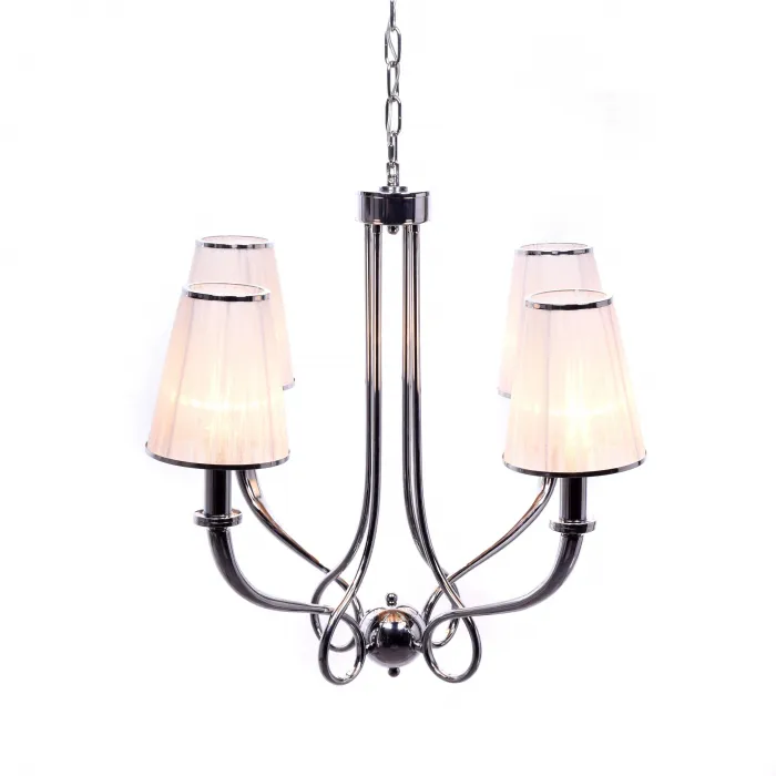 Хрустальная подвесная люстра Lumina Deco Lorinta LDP 7008-4 WT от ImperiumLoft