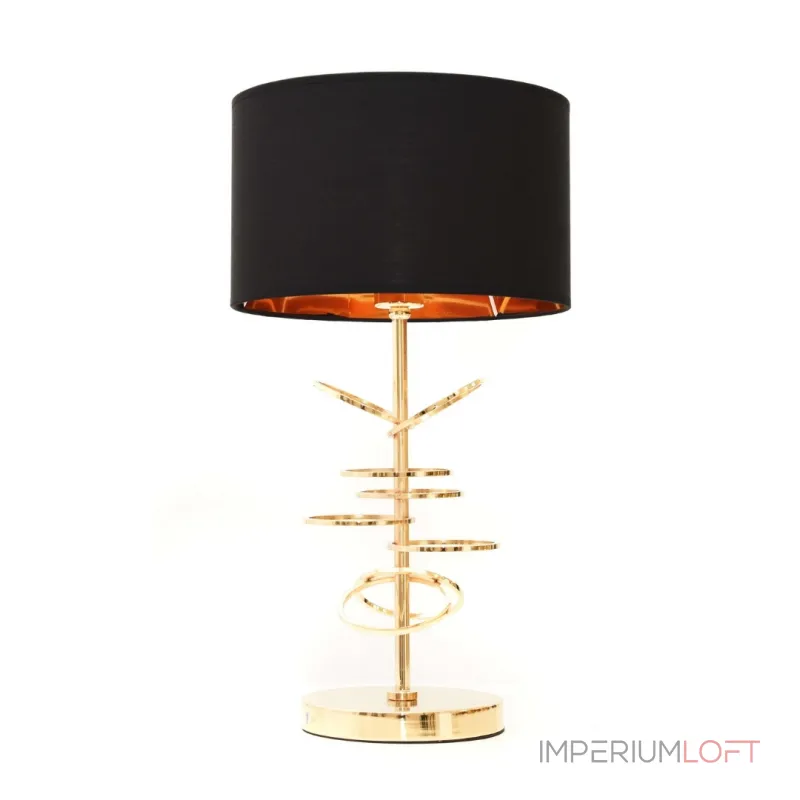 Настольная лампа Lumina Deco Milari LDT 5530 F.GD+BK