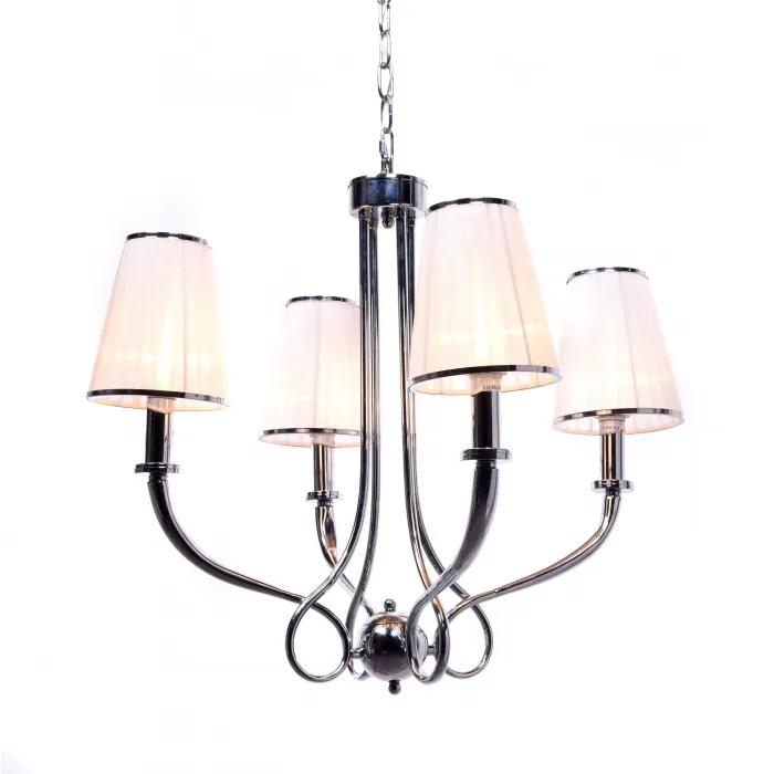 Хрустальная подвесная люстра Lumina Deco Lorinta LDP 7008-4 WT от ImperiumLoft
