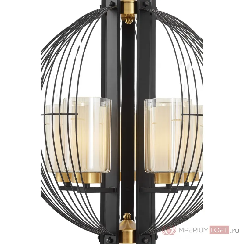 Подвесной светильник Lumina Deco Ponti LDP 1245-5 BK+MD от ImperiumLoft