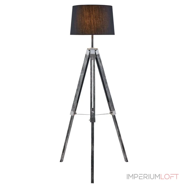 Торшер LGO Amistad LSP-0554 Цвет арматуры серый Цвет плафонов черный от ImperiumLoft Торшер LGO Amistad LSP-0554 Цвет арматуры серый Цвет плафонов черный от ImperiumLoft