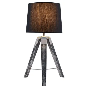 Настольная лампа декоративная LGO Amistad GRLSP-0555 Цвет арматуры серый Цвет плафонов черный Настольная лампа декоративная LGO Amistad GRLSP-0555 Цвет арматуры серый Цвет плафонов черный