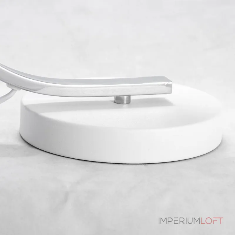 Настольная лампа декоративная LGO Falcon GRLSP-0558 Цвет арматуры хром Цвет плафонов белый от ImperiumLoft Настольная лампа декоративная LGO Falcon GRLSP-0558 Цвет арматуры хром Цвет плафонов белый от ImperiumLoft