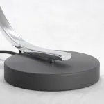 Настольная лампа декоративная LGO Falcon GRLSP-0559 Цвет арматуры хром Цвет плафонов черный