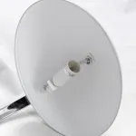 Настольная лампа декоративная LGO Falcon GRLSP-0560 Цвет арматуры хром Цвет плафонов серый от ImperiumLoft