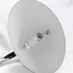 Настольная лампа декоративная LGO Falcon GRLSP-0560 Цвет арматуры хром Цвет плафонов серый