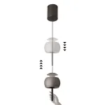 Подвесной светильник Mantra ROLLER 8409