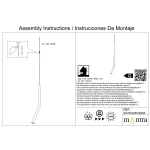 Подвесная люстра Mantra BOOMERANG 9366+9235 (8L)