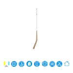 Подвесная люстра Mantra BOOMERANG 9372+9245 (14L)