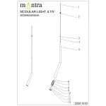 Подвесной модульный светильник без основания Mantra BOOMERANG 9235