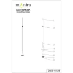 Подвес без плафона и основания Mantra ANDROMEDA 9345