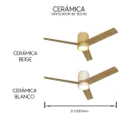 Потолочная люстра-вентилятор Mantra CERAMICA 9480