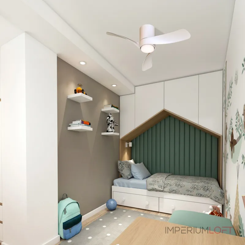 Потолочная люстра-вентилятор Mantra NEMO II XS 9560
