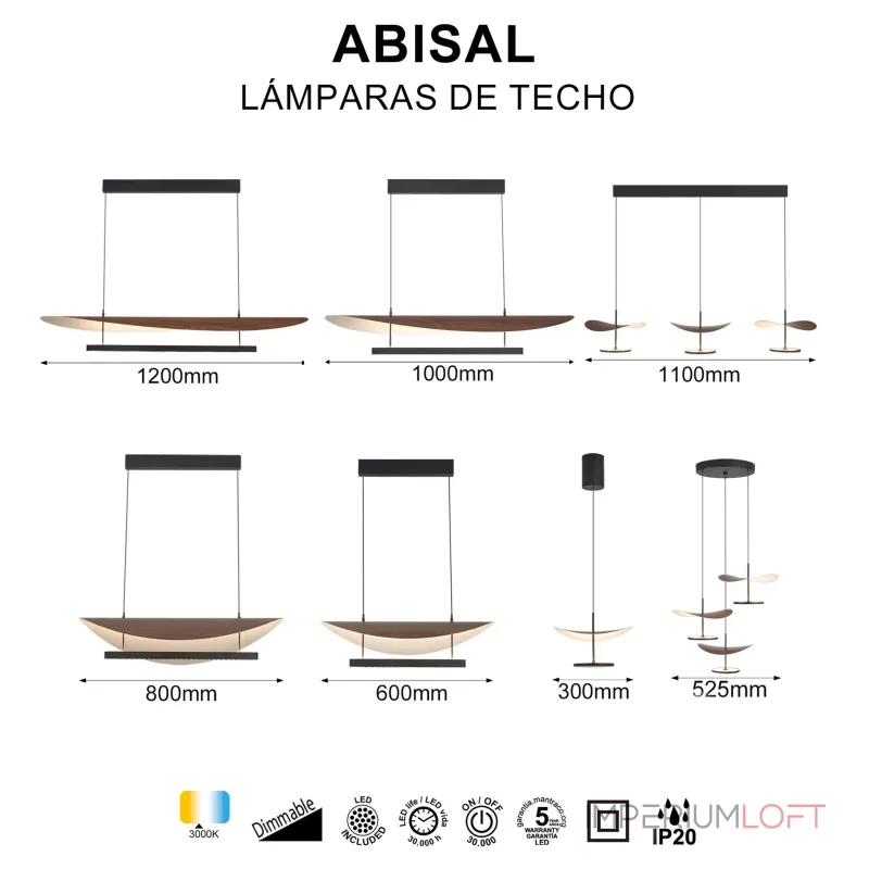 Подвесная люстра Mantra ABISAL 9655