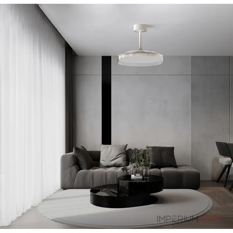 Потолочная люстра-вентилятор Mantra GLASS FAN 9525