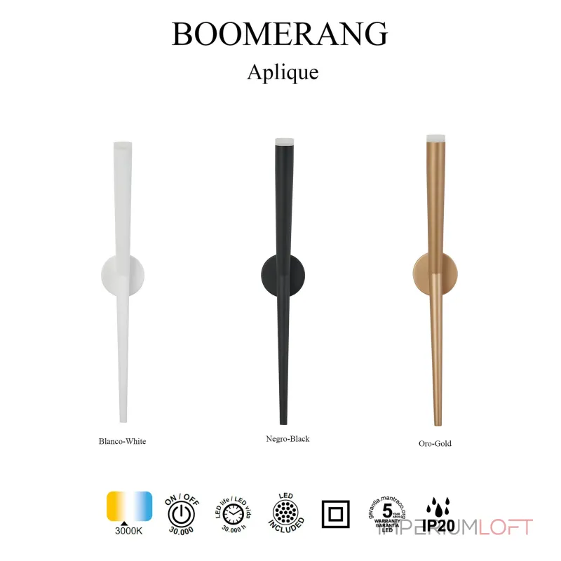 Настенный светильник Mantra BOOMERANG 9241