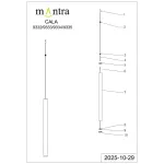 Подвесной модульный светильник без основания Mantra CALA 9335