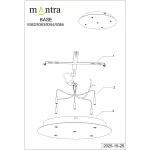 Основание потолочное 5L Mantra MODULAR LIGHT FLORONES 9363