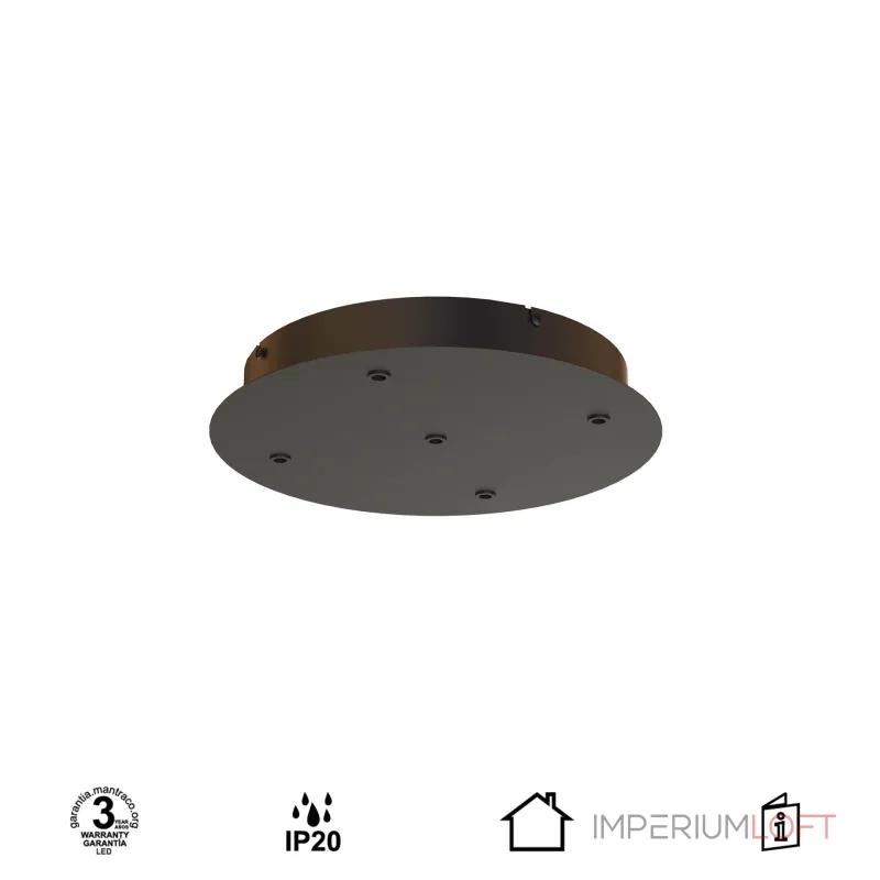 Основание потолочное 5L Mantra MODULAR LIGHT FLORONES 9365 Основание потолочное 5L Mantra MODULAR LIGHT FLORONES 9365