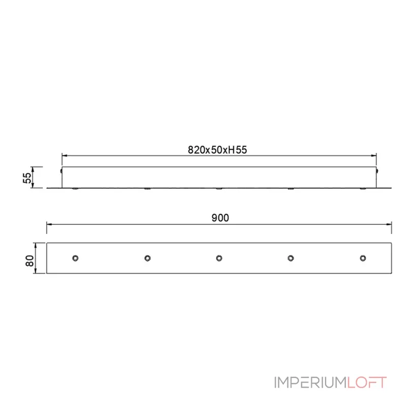 Основание потолочное 5L Mantra MODULAR LIGHT FLORONES 9383