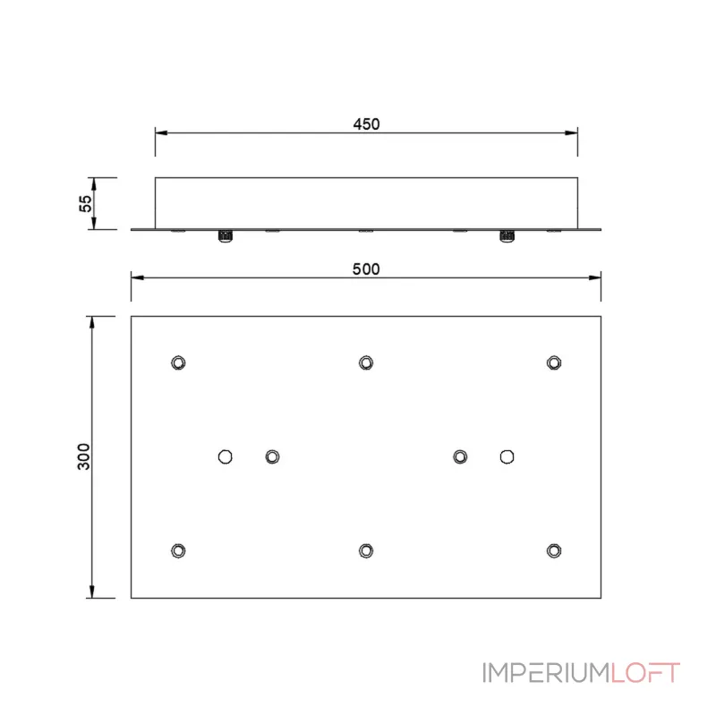 Основание потолочное 8L Mantra MODULAR LIGHT FLORONES 9388 Основание потолочное 8L Mantra MODULAR LIGHT FLORONES 9388