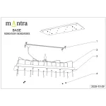 Основание потолочное 14L Mantra MODULAR LIGHT FLORONES 9392