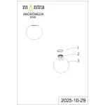 Плафон Mantra ANDROMEDA 9346