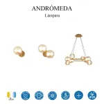 Подвесная люстра Mantra ANDROMEDA 9555