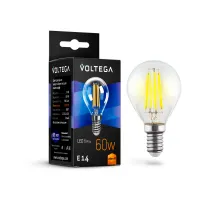 Светодиодная лампа Crystal Globe 6W 2800K E14 Voltega Crystal 7021
