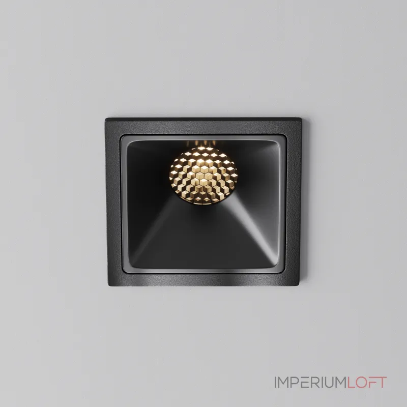 Встраиваемый светильник Maytoni Downlight DL043-01-10W3K-SQ-B-1 Встраиваемый светильник Maytoni Downlight DL043-01-10W3K-SQ-B-1