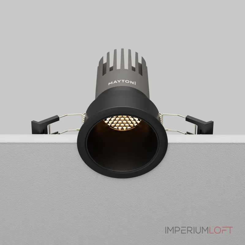 Встраиваемый светильник Dip Hight 3000K 10Вт 50° Maytoni DL116-10W-3K-B
