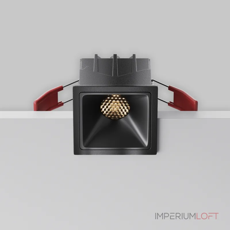 Встраиваемый светильник Maytoni Downlight DL043-01-10W3K-SQ-B-1 Встраиваемый светильник Maytoni Downlight DL043-01-10W3K-SQ-B-1