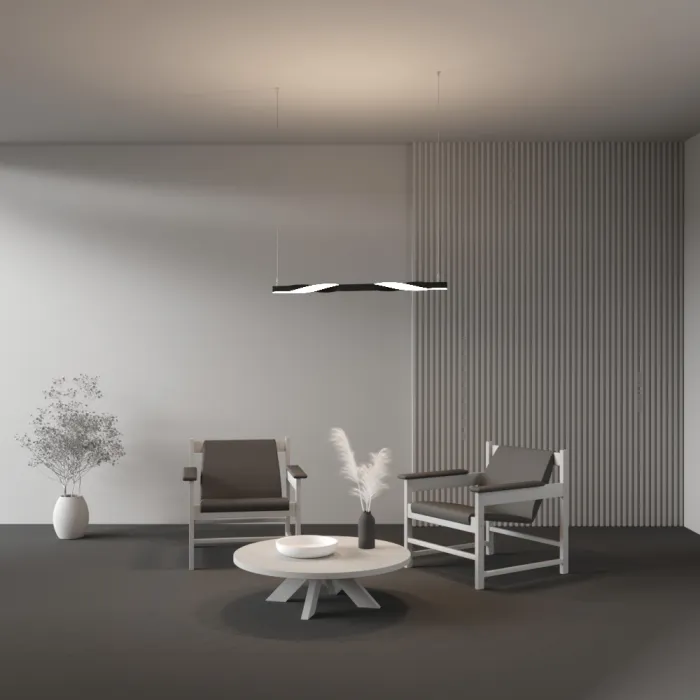 Радиусный профиль 35x35 Twist 180° черный Maytoni ALM-3535R-B-T-180°-0.5M от ImperiumLoft