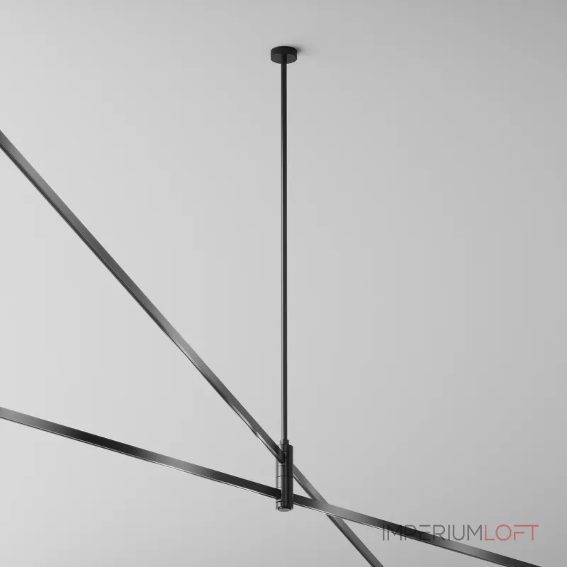 Крепление потолочное Long двойное 700мм Flarity черный Maytoni FLARITY TRA159C-D1-B