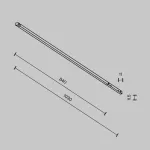 Трековый светильник Maytoni Basis TR240-4-18WTW-DD2-B