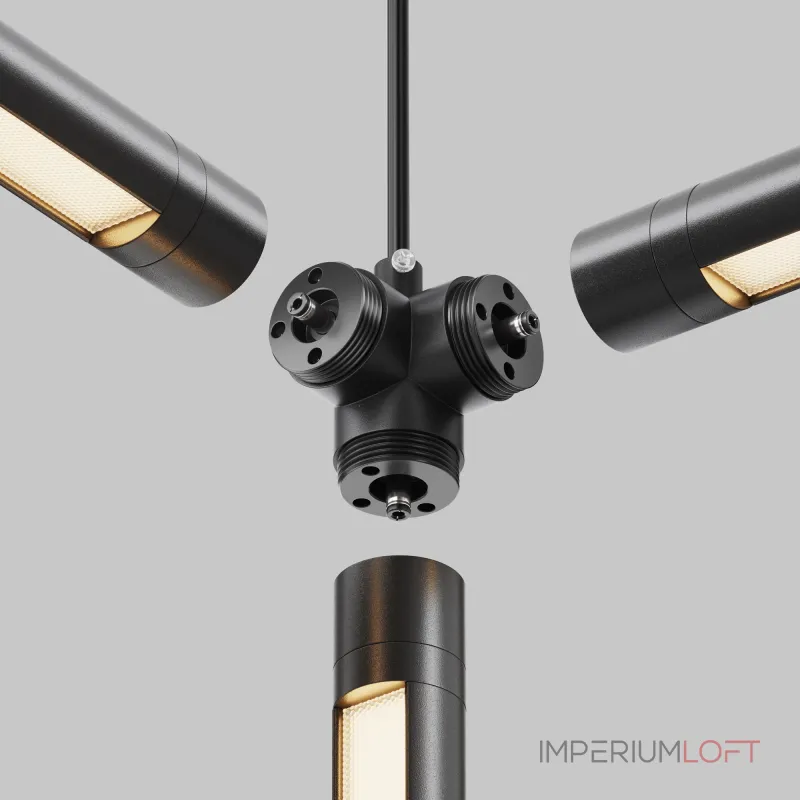 T-образный вертикальный коннектор для системы Shelf с вводом питания Maytoni Shelf CA016TC-P-B