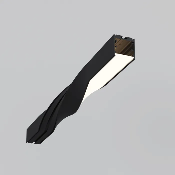 Радиусный профиль 35x35 Twist 180° черный Maytoni ALM-3535R-B-T-180°-0.5M от ImperiumLoft