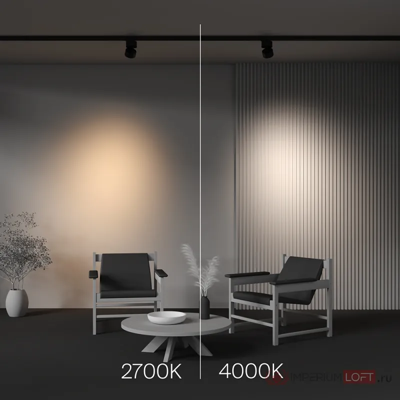 Трековый светильник Maytoni TRINITY TR199-3-15W2.7K-M-B от ImperiumLoft