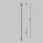 Трековый подвесной светильник Maytoni ELASITY TR167-1-7W3K-M-BS от ImperiumLoft