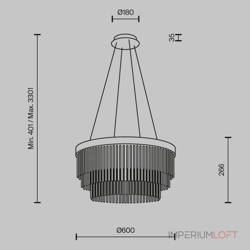 Подвесная люстра Maytoni Trove MOD486PL-L38BSK Подвесная люстра Maytoni Trove MOD486PL-L38BSK