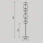 Напольный светильник Maytoni Modern MOD307FL-L40B3K от ImperiumLoft