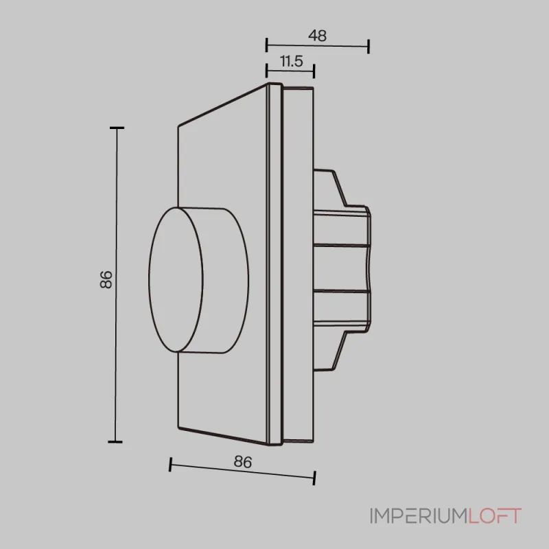 Роторная панель управления Maytoni 731004 от ImperiumLoft