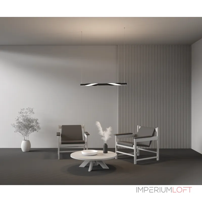 Радиусный профиль 35x35 Twist 180° черный Maytoni ALM-3535R-B-T-180°-0.5M