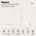 Подвесной светильник Maytoni Pendant P096PL-L11WK1