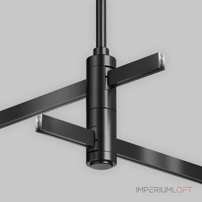 Крепление потолочное Long двойное 700мм Flarity черный Maytoni FLARITY TRA159C-D1-B