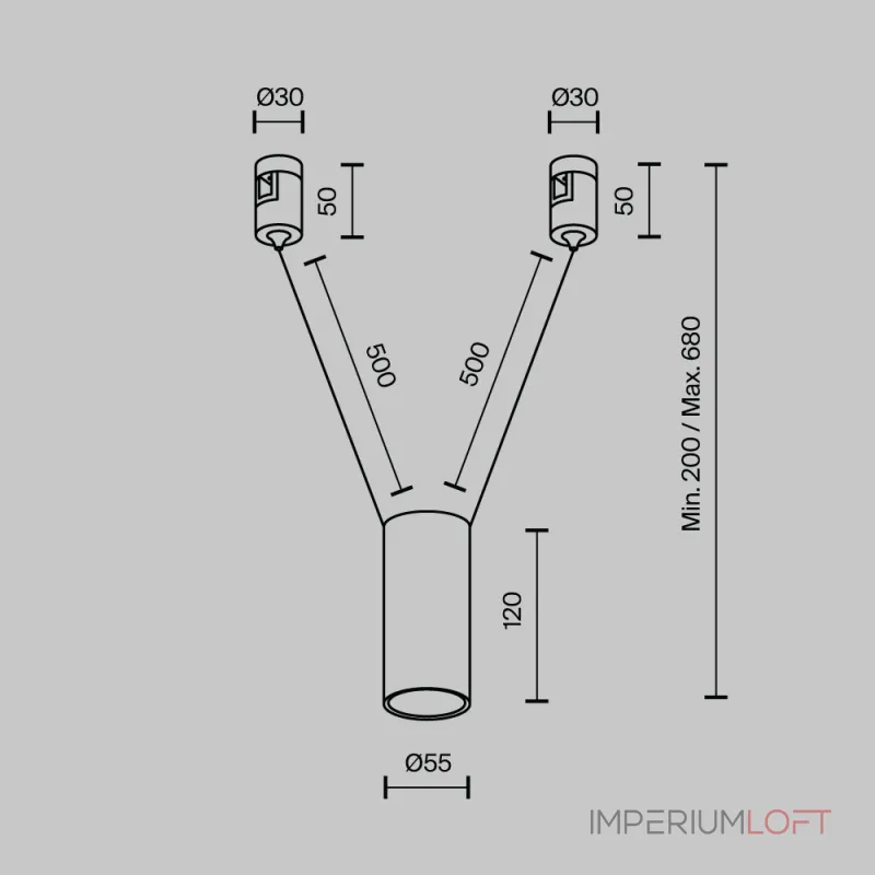 Трековый подвесой светильник Focus LED Flarity Maytoni TR157-1-12W3K-PT Трековый подвесой светильник Focus LED Flarity Maytoni TR157-1-12W3K-PT