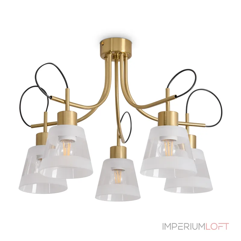 Люстра на штанге Freya Карамель / Caramel FR5522PL-05BS Люстра на штанге Freya Карамель / Caramel FR5522PL-05BS