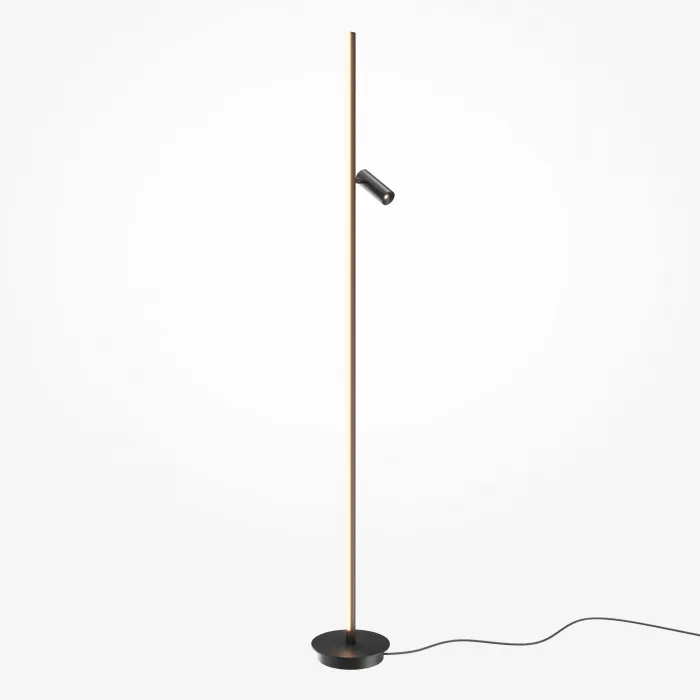 Напольный светильник (торшер) Maytoni Thin MOD395FL-L28B3K от ImperiumLoft